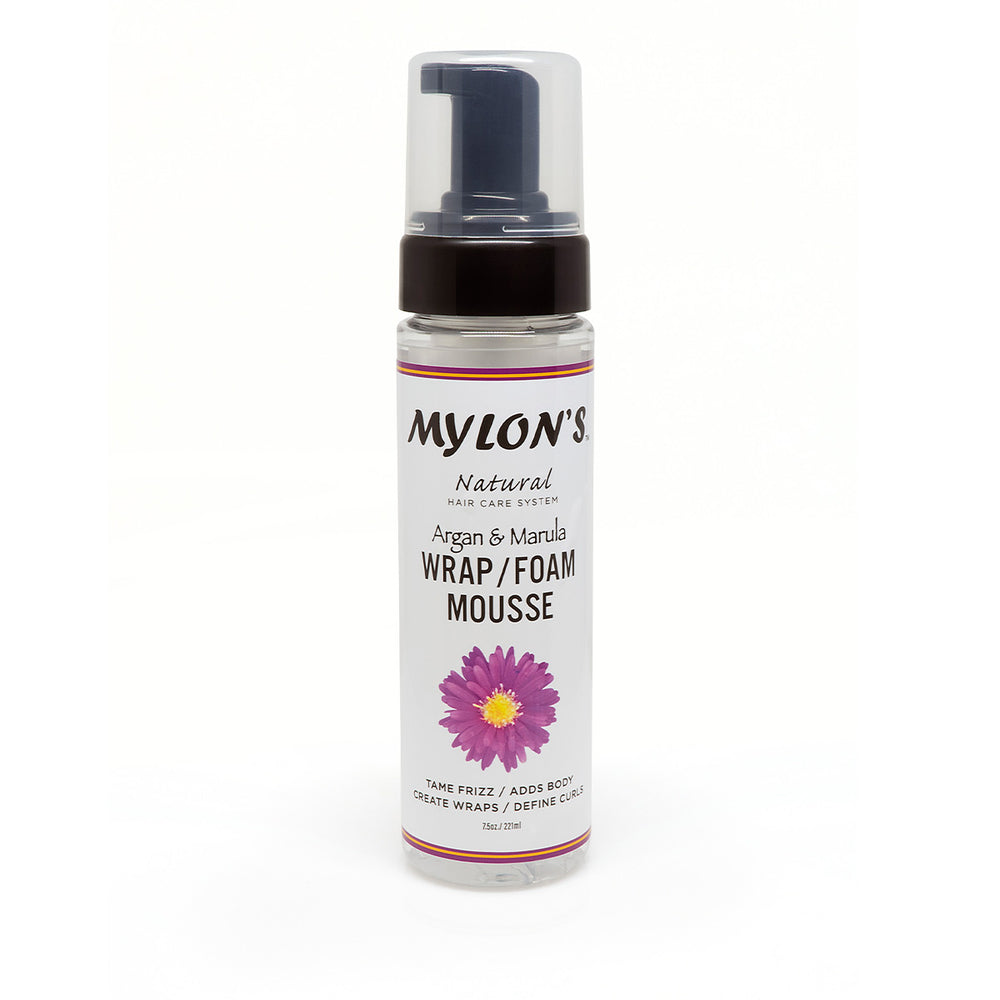 Argan & Marula Wrap Foam Mousse Mylons Hair Care
